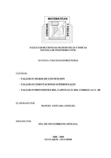 Cálculo Estructural