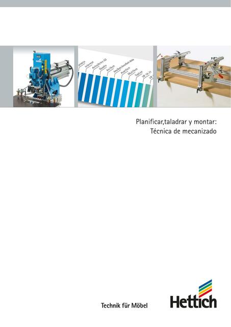 Planificar taladrar y montar técnica de mecanizado