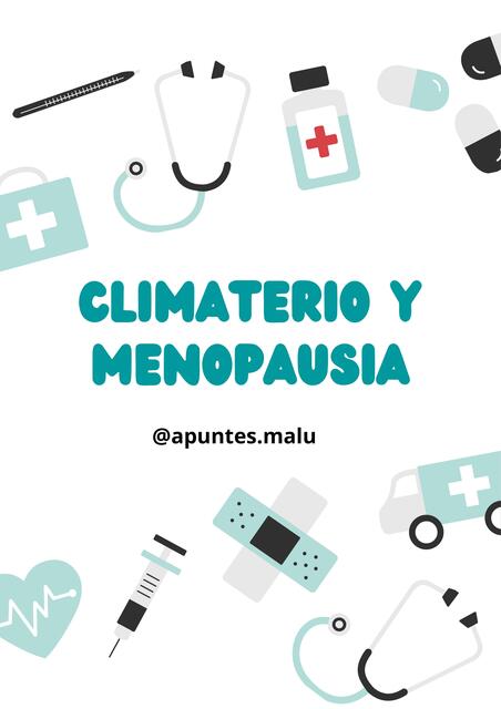 Climaterio y menopausia