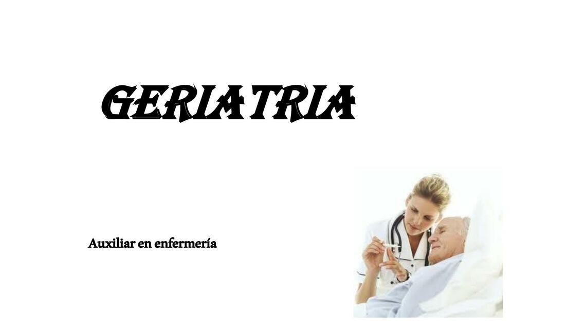 Geriatría