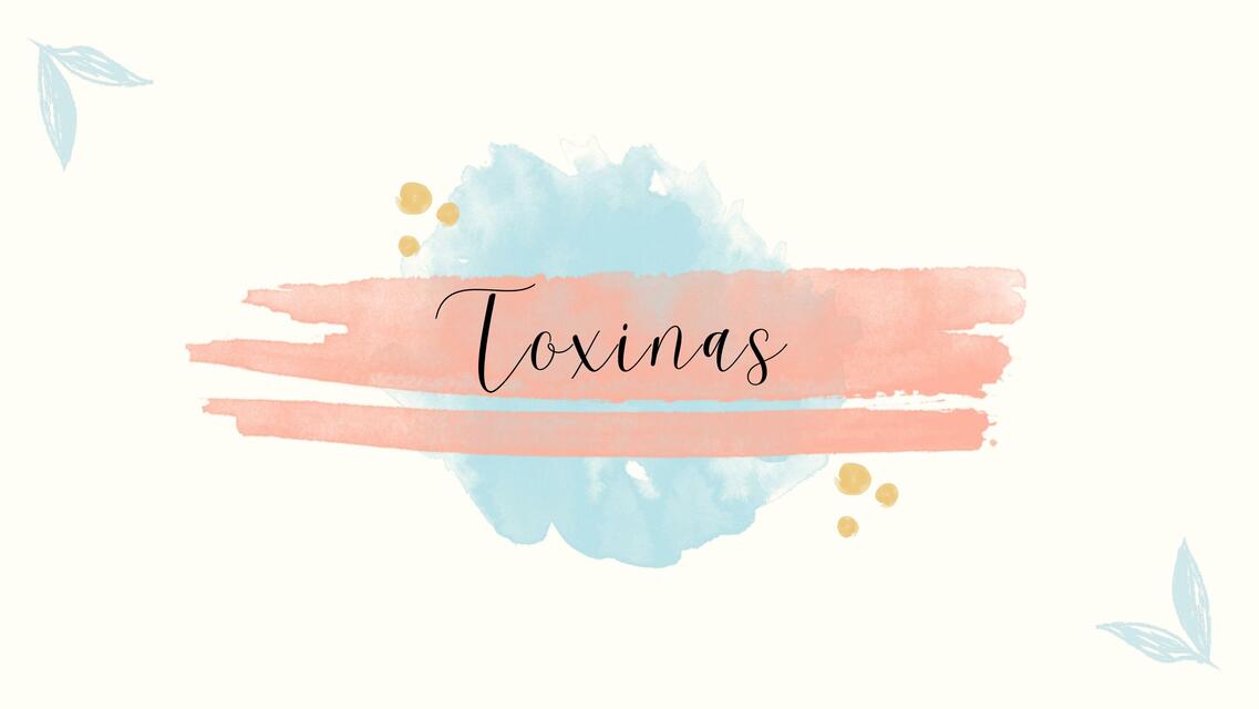 Toxinas