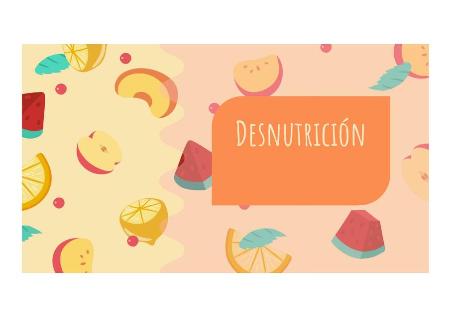 Desnutrición Geriátrica 