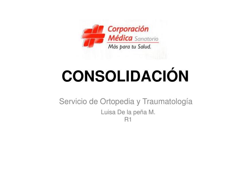 Consolidación Ósea