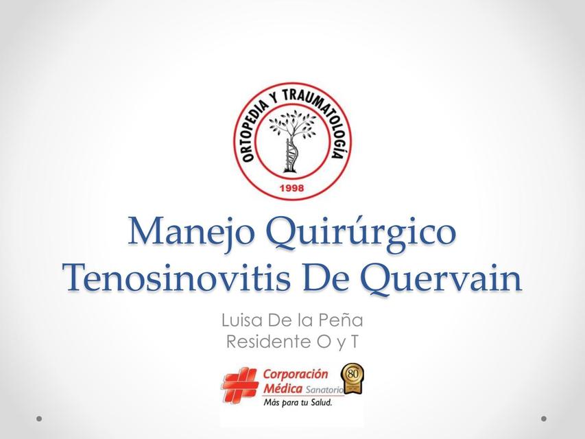 Tenosinovitis de Quervain