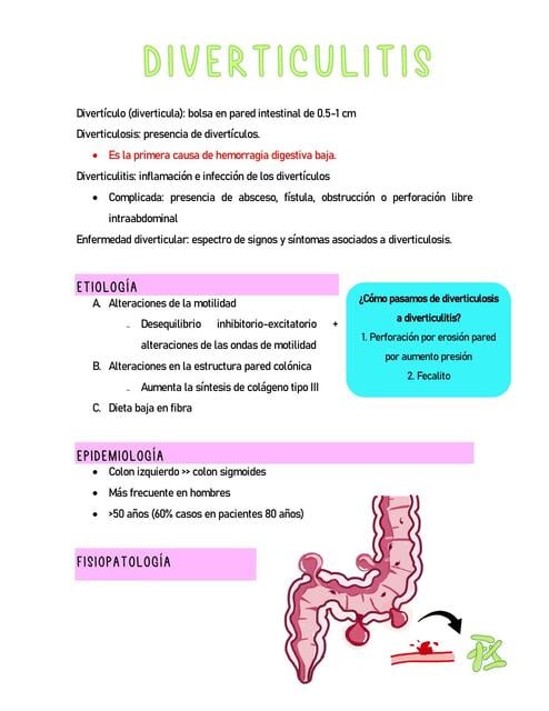 Diverticulitis | Jasive Flores | uDocz