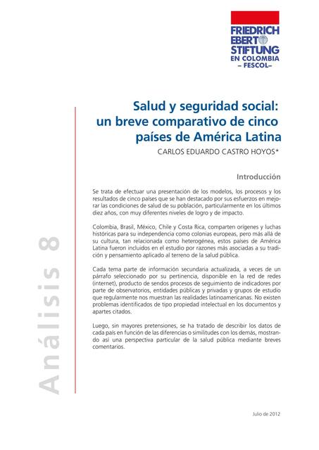 Salud y Seguridad Social