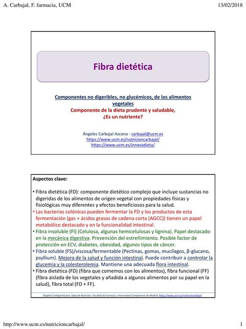 Fibra Dietética