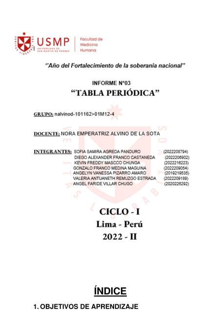 Tabla Periódica 