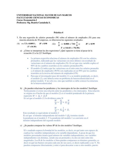 Econometría I 