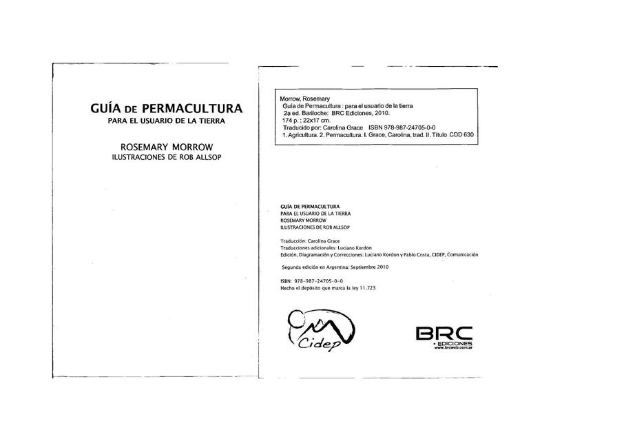Guía de Permacultura para el Usuario de la Tierra