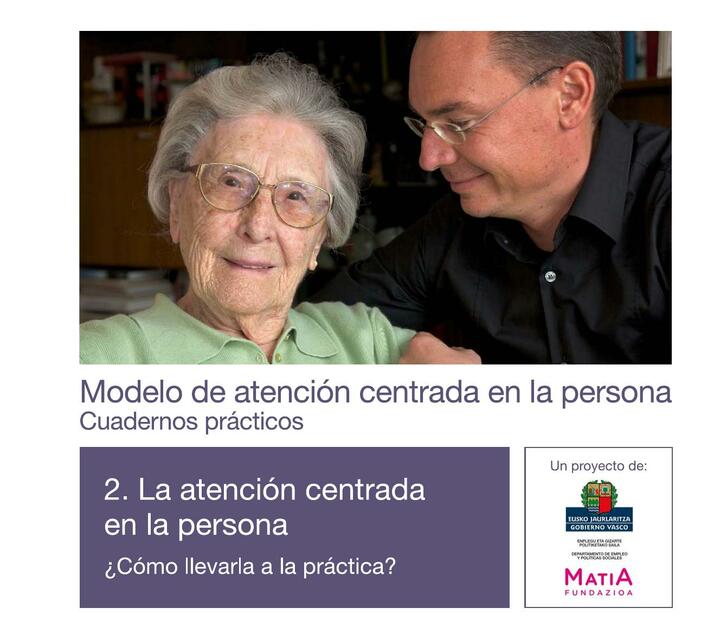 Modelo de Atención Centrada en la Persona. Cuaderno 2