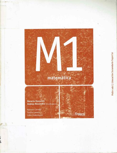 M1 Matemática 