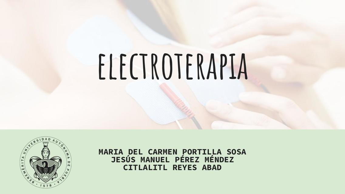 Electroterapia  