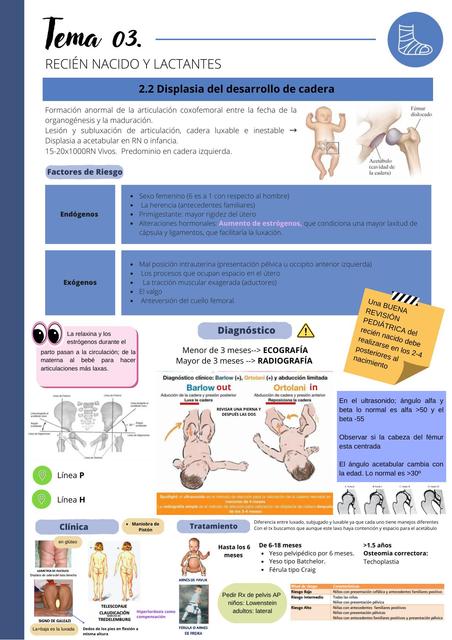  Displasia del desarrollo de cadera   