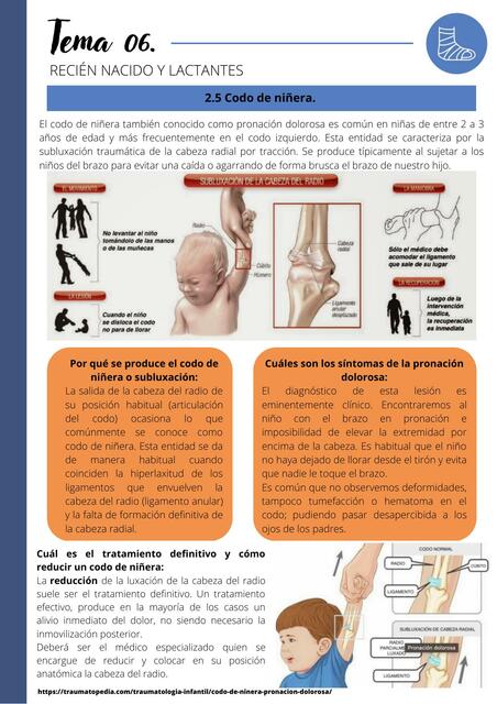 Ortopedia y trauma: Recién nacidos y lactantes 