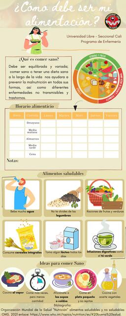 ¿Cómo Debe Ser mi Alimentación?