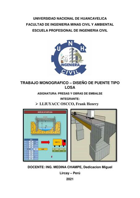 Diseño de Puente Tipo Losa 