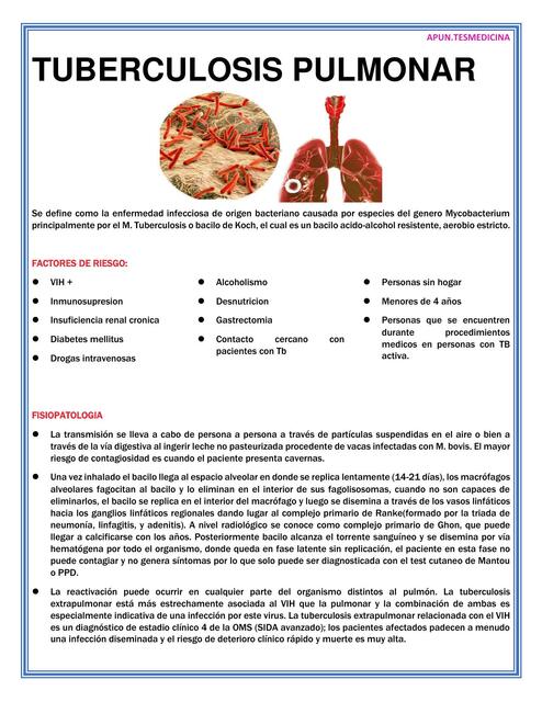 Tuberculosis Pulmonar ENARM