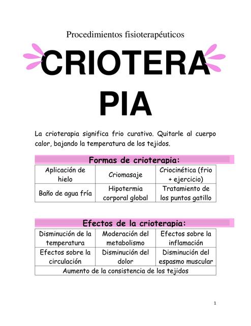 Crioterapia 