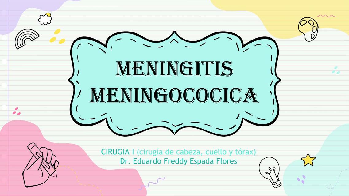 Meningitis Meningocócica 