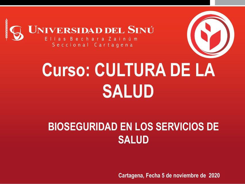 Bioseguridad en los Servicios de Salud 