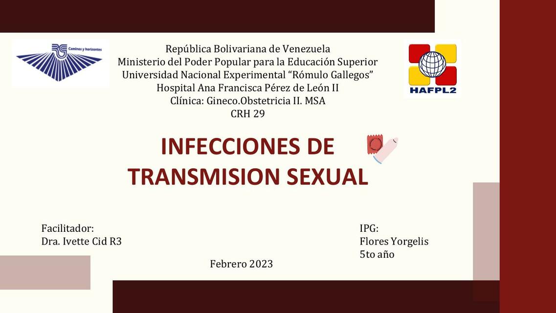 Infecciones de transmisión sexual (ITS) 