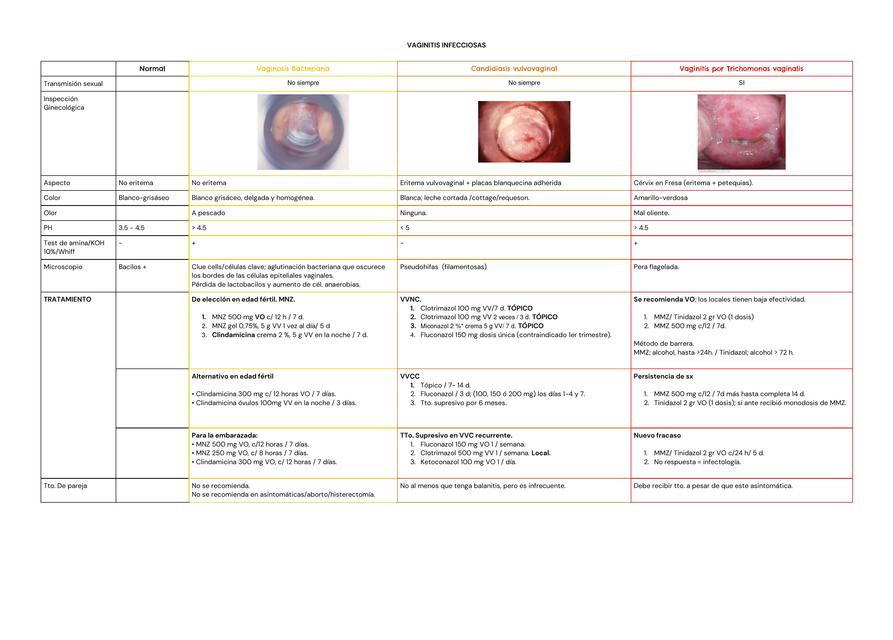 Infecciones ginecológicas autoestudio 1 