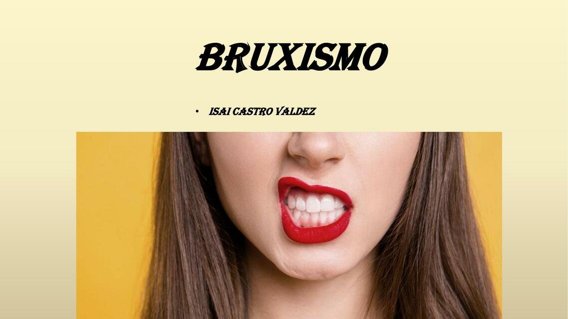 Bruxismo 