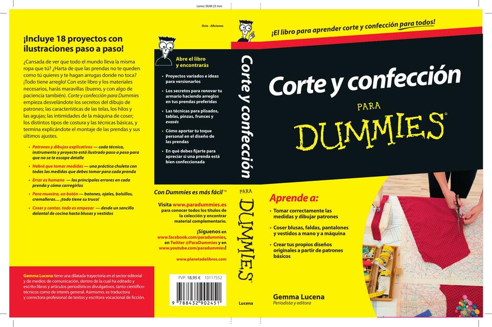 Corte y Confección para Dummies