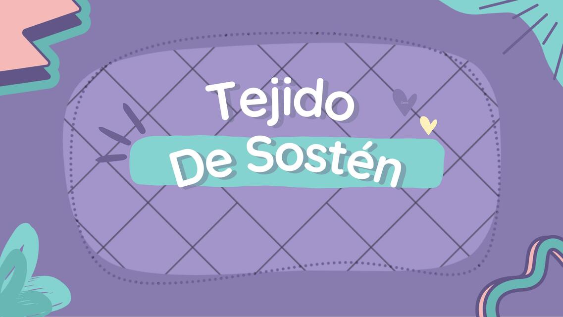 Tejido de Sostén