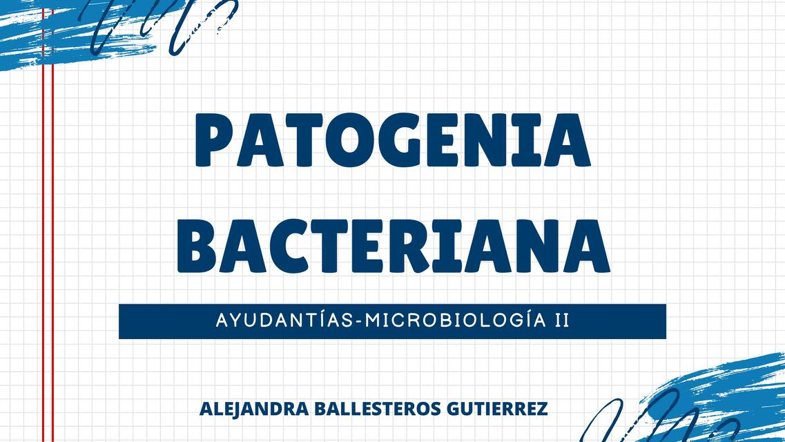 Patogenia Bacteriana 