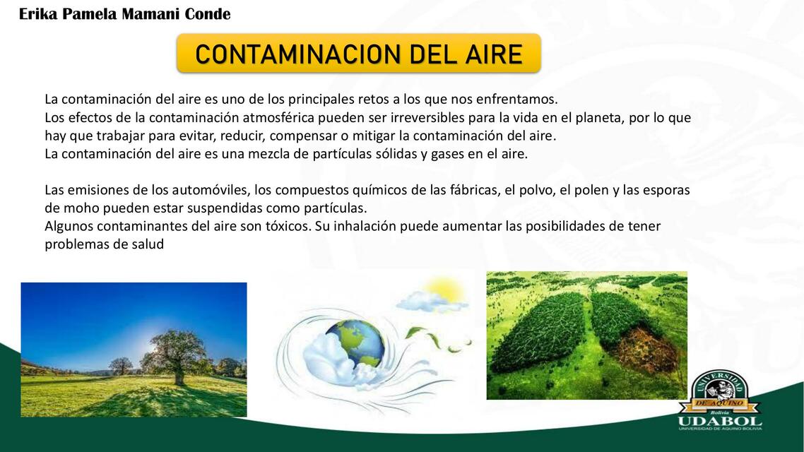 Contaminación del aire 