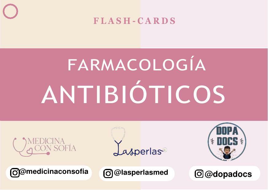 Farmacología antibióticos 