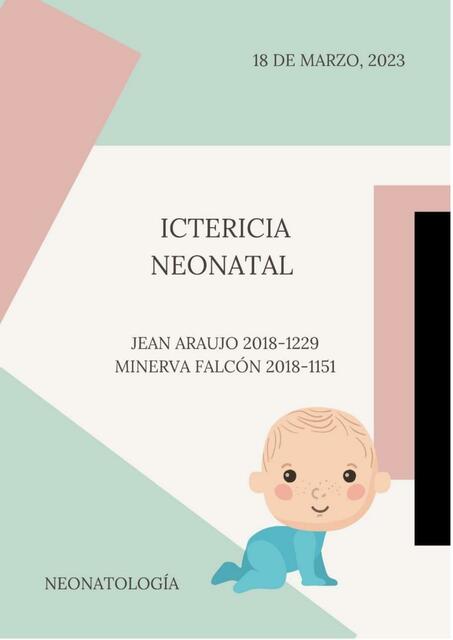 Ictericia Neonatal 