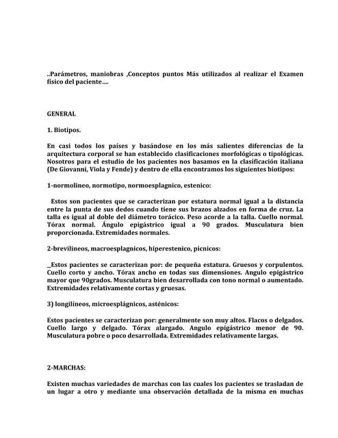 Folleto de Examen Físico