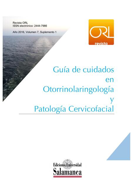 Guía de Cuidados en Otorrinolaringología y Patología Cervicofacial R