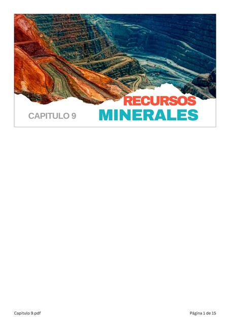 Recursos Minerales 