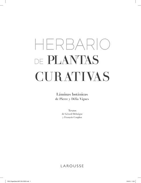 Álbum de Hierbas Aromáticas (Herbario)