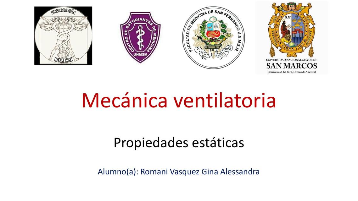 Mecánica ventilatoria  