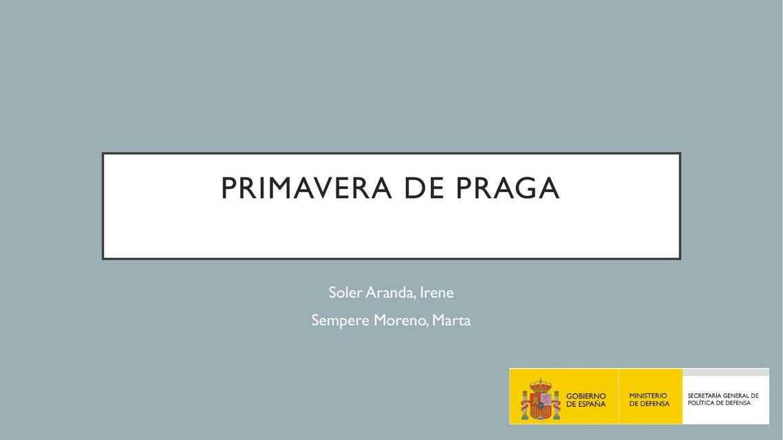 Primavera de Praga