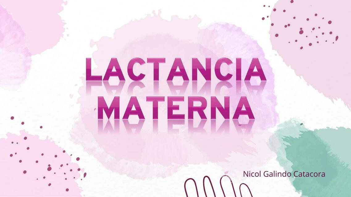 Lactancia materna