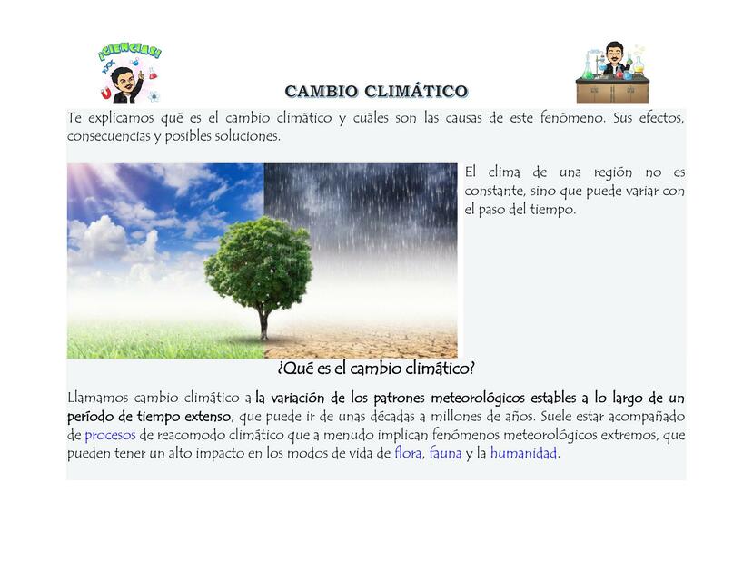 Cambio Climático