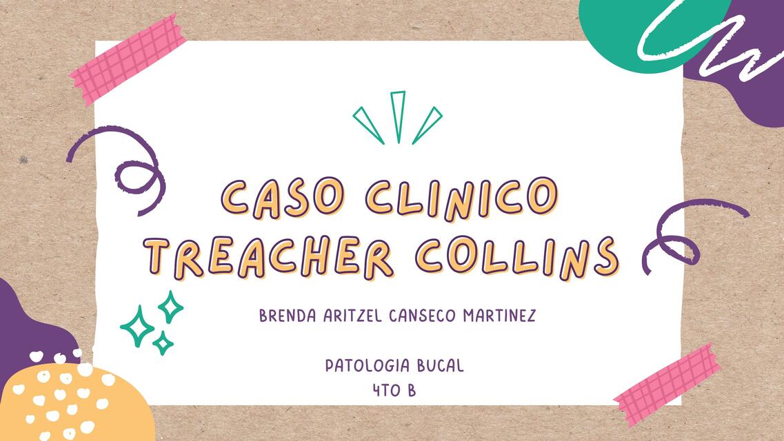 Caso Clínico Treacher Collins