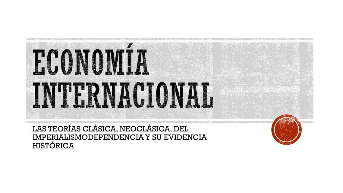 Economía Internacional 