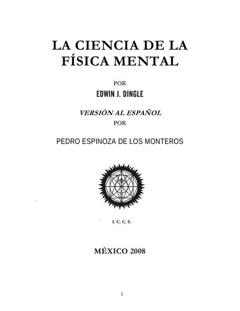 La Ciencia de la Física Mental