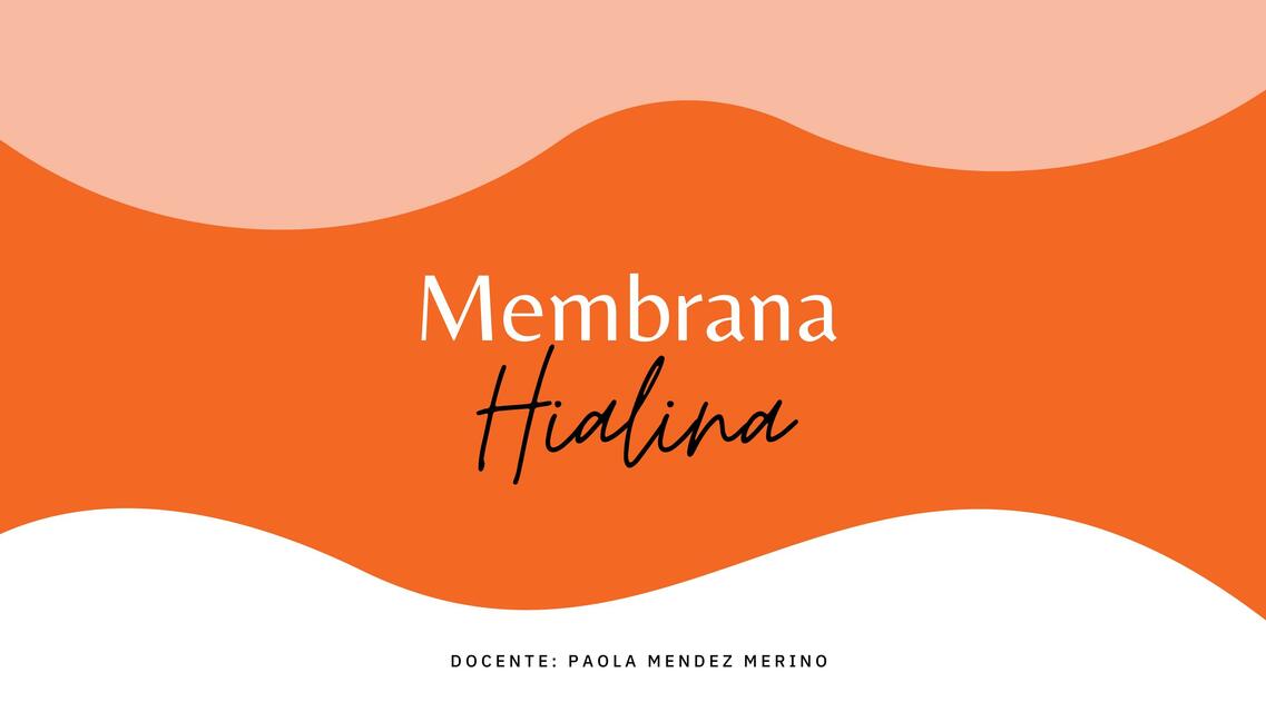 Membrana Hialina