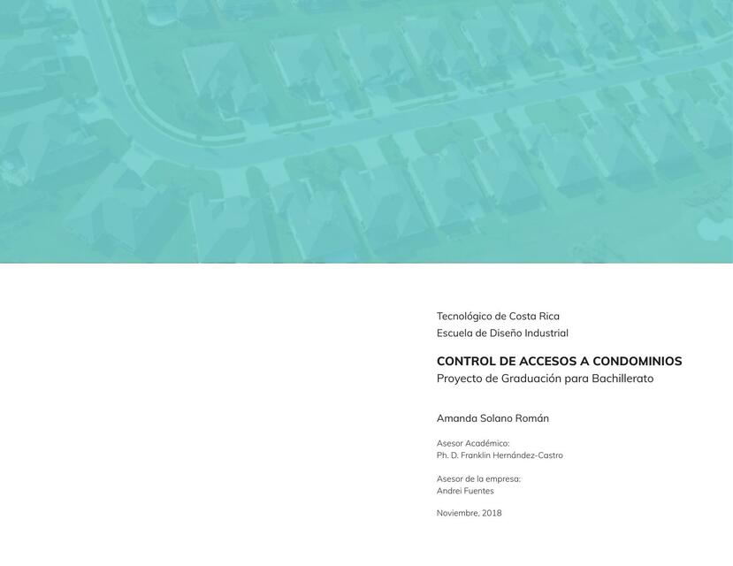 Control de Accesos Condominios 