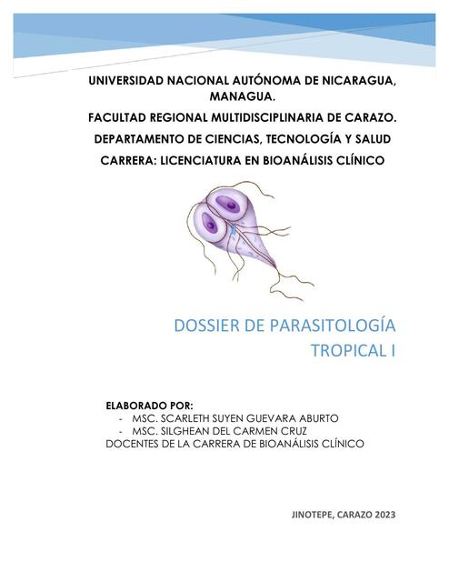 Dossier de Parasitología Tropical I