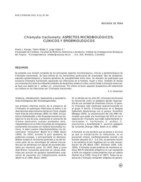 Chlamydia Trachomatis | Ariiel Cuaa | uDocz