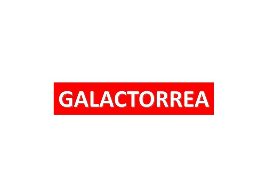 Galactorrea